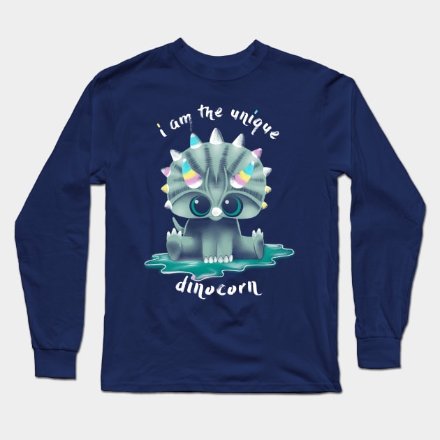 Dinocorn Long Sleeve T-Shirt by MartaCalatrava